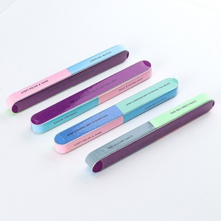 Cây dũa móng tay chân 6 mặt dụng cụ làm nail chăm sóc móng mềm chà nhám và đánh bóng mài mịn móng chuyên nghiệp tại nhà