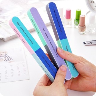 Cây dũa móng tay chân 6 mặt dụng cụ làm nail chăm sóc móng mềm chà nhám và đánh bóng mài mịn móng chuyên nghiệp tại nhà