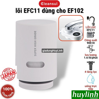 Lõi lọc Cleansui EFC11 dùng cho máy lọc nước tại vòi Cleansui EF102 - Made in Japan