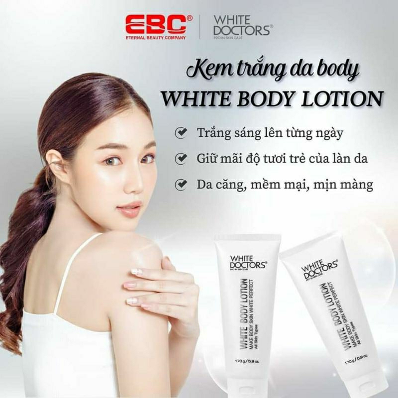 kem white doctors body lotion 170ml