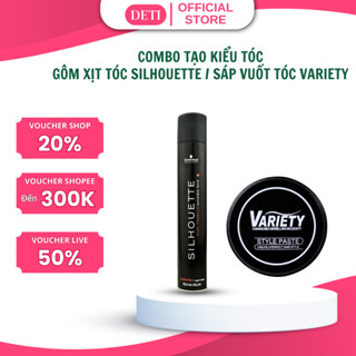  Sáp vuốt tóc nam cao cấp VCN CLAY keo vuốt tóc nam giữ nếp tạo kiểu DETI SHOP 