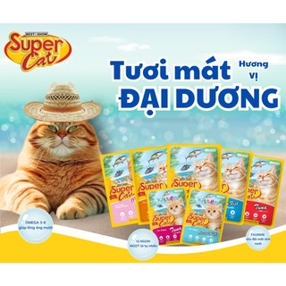 Pate super cat nhiều Taurine 85gr dành cho mèo