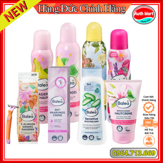 Bọt cạo lông Balea, Kem tẩy lông Balea, kem dưỡng sau wax ức chế mọc lông ( New) Nội Địa Đức