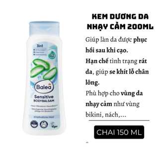 Kem tẩy lông và kem dưỡng sau wax làm dịu da Balea, tẩy lông và ức chế mọc lông Balea-Nội địa Đức