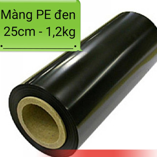 Màng Pe Đen khổ 25cm - 50cm ship hỏa tốc 30p-1h Hà Nội Màng chít đen Màng co đen