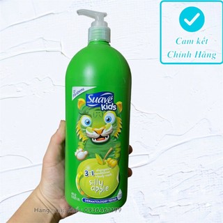 [ Chai 1,18L] Sữa Tắm Gội Xả 3in1 Suavekid Cho Bé Mỹ