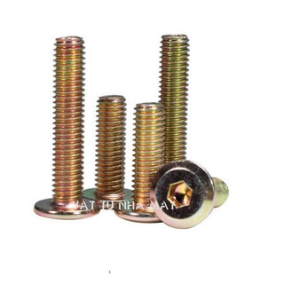 Bulong lục giác chìm đầu dẹt M8 túi 20 con