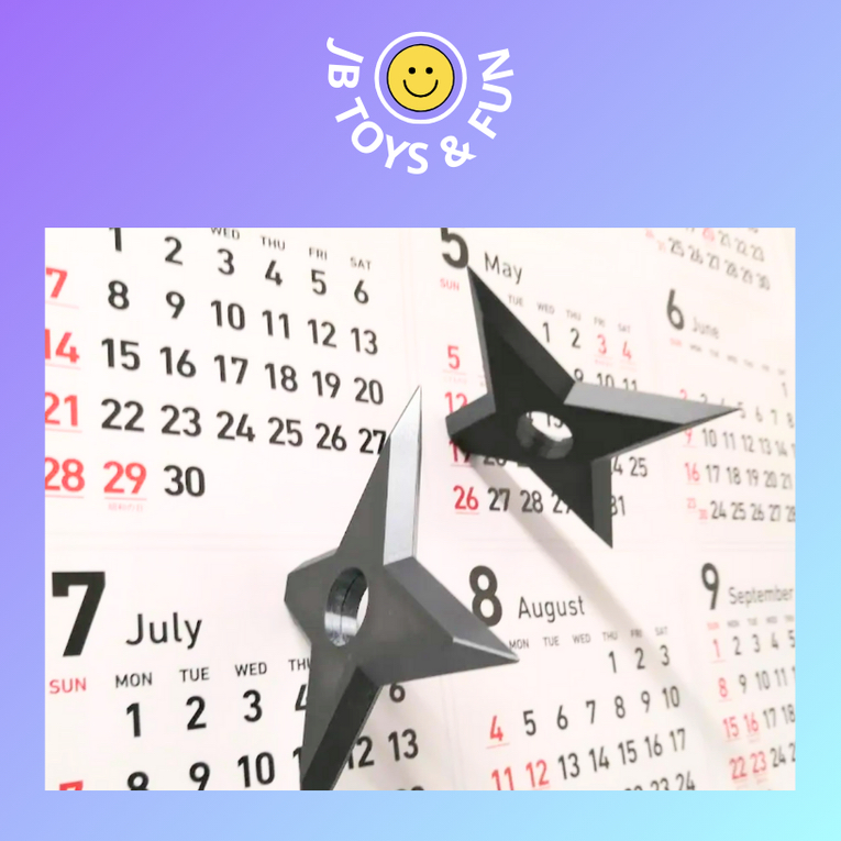 Nam châm hít tủ lạnh trang trí hình phi tiêu Syuriken của Ninja