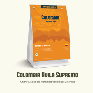 Cà phê Arabica Colombia Huila Volcano Supremo Sc 17/18 Washed - Stupiducks Specialty Coffee