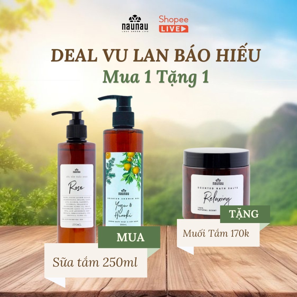 SỮA TẮM PATCHOULI 250ML NAUNAU