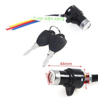 Ổ khoá xe điện ninja,133s,xmen 2 chìa ,3 dây
