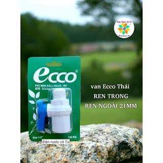 Van khóa nước Ecco phi 21 các loại nhập khẩu Thái Lan