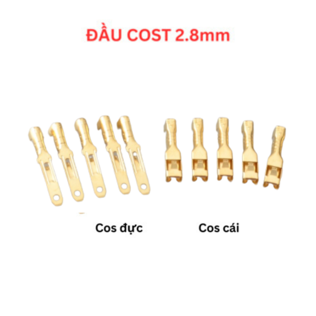 Đầu cos 2.8 - Đầu cos điện xe máy (100 chiếc)