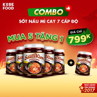 COMBO X6 HỘP SỐT NẤU MÌ CAY HÀN QUỐC SAUCEKIM