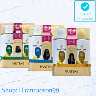 Mẫu mới - Set 3 bộ dầu gội xả dưỡng tóc Pantene Nhật Bản