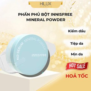 Phấn phủ bột kiềm dầu innisfree No sebum mineral powder 5g