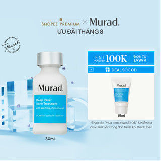 Dung dịch chấm giảm mụn chuyên sâu Murad Deep Relief Acne Treatment 30ml
