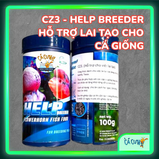 Cám CZ3 HELP FOR BREEDER 100g - Thức Ăn La Hán Hỗ Trợ Lai Tạo Sinh Sản Cho Cá Giống - Hàng Thái Lan