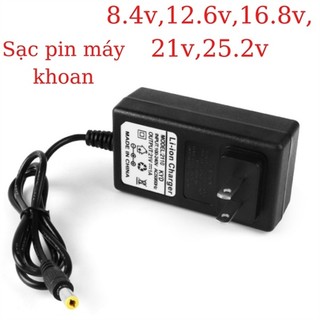 Sạc 12.6v 1a li-ion, sạc 18650, chuyên sạc Li-ion 10.8V - 12V,Sạc máy khoan tay
