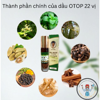 [Chính Hãng] Dầu lăn 22 Vị Thảo Dược Thái Lan 8ml