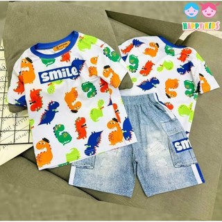 [10-42ký] Bộ thun lạnh bé trai size đại dáng thể thao - Đồ bộ trẻ em