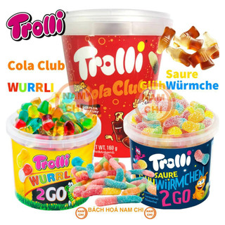 [3 VỊ] Kẹo Dẻo TROLLI 2GO Hình Sâu Chua Ngọt Bé Thích Mê - Chuẩn Hàng Đức
