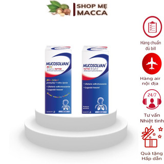Siro ho long đờm đàm Lazolvan Mucosolvan , 100ml