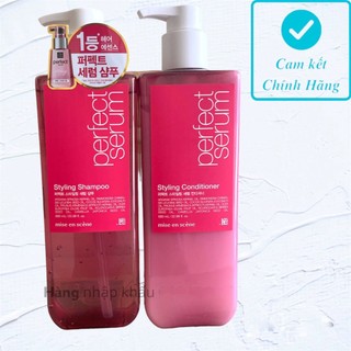 Bộ đôi Dầu gội và xả Miseen siêu mượt, Hàn Quốc 680ml/chai