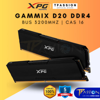 COMBO 2 Ram ADATA XPG GAMMIX D20 8GB Bus 3200MHz DDR4 PC4-25600 SDRAM 288-Pins UDIMM - Chính hãng BH 5 năm, có tản nhiệt