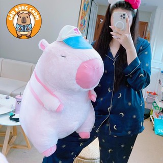 Gấu Bông Capybara Bóng Chày, Balo Rùa, Sinh Nhật siêu đáng yêu