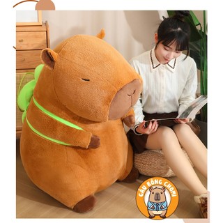 Gấu Bông Capybara Bóng Chày, Balo Rùa, Sinh Nhật siêu đáng yêu
