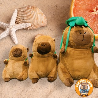 Gấu Bông Capybara Bóng Chày, Balo Rùa, Sinh Nhật siêu đáng yêu