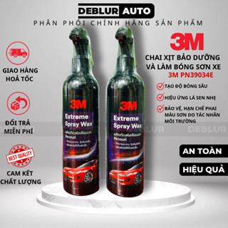  Chai xịt làm bóng sơn xe bảo dưỡng sơn ô tô 3M Extreme Spray Wax PN39034E - Nhập khẩu Thái Lan 