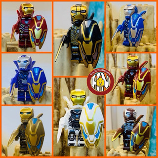 Đồ chơi xếp hình - Iron man ( Người sắt ) - Nhiều phụ kiện - Hàng sắc nét - Ảnh thật !