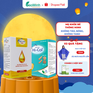 Combo Canxi Hữu Cơ Cho Bà Bầu Avisure Hical Và DHA Tinh Khiết Avisure DHA Cho Bà Bầu 100 viên