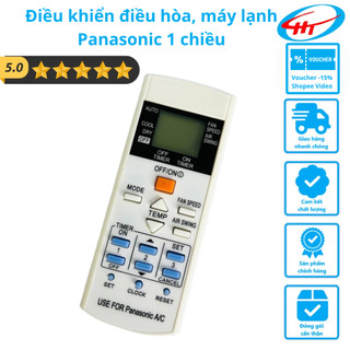Điều khiển điều hòa, máy lạnh Panasonic 1 chiều