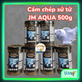 Thức ăn chìm chuyên cho cá chép sư tử - cám chép sư tử jm aqua butterfly carp 500g