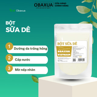Bột sữa dê OBAXUA nguyên chất 100% Organic Đắp Mặt Siêu Trắng