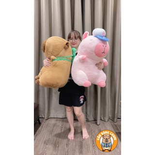Gấu Bông Capybara Bóng Chày, Balo Rùa, Sinh Nhật siêu đáng yêu