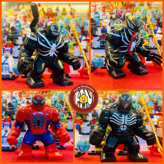Đồ chơi xếp hình - Lắp ráp mô hình Venom - Người nhện - Size cao 8 > 10 - Ảnh thật - Tổng hợp !