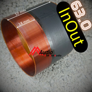 Coil bass 63.5 - 65.5 - 60.5 - 61 - 62 - 63 - 64 lớp trong lớp ngoài , coil loa bass in out