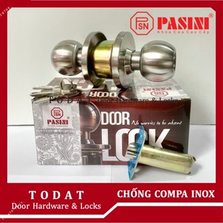 [PASINI] Ổ Khoá Tay Nắm Tròn INOX 304 Loại 1