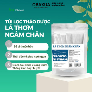 Thảo Dược Ngâm Chân túi lọc OBAXUA, Ngâm Chân Thải Độc Dược liệu, giúp thải độc, giảm đau nhức, tê mỏi
