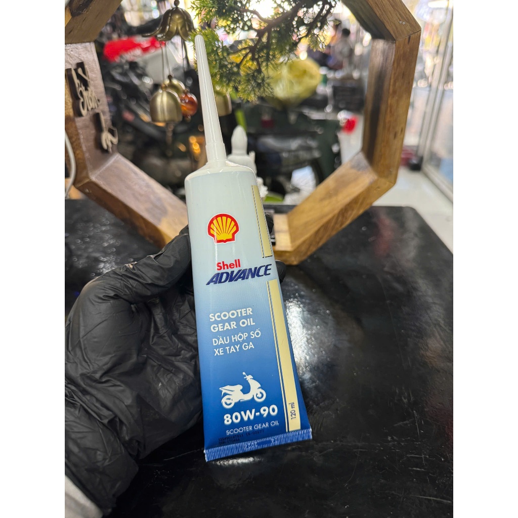 Nhớt Hộp Số (Láp) Xe Tay Ga Shell Advance Scooter Gear 80w90 / 120ML