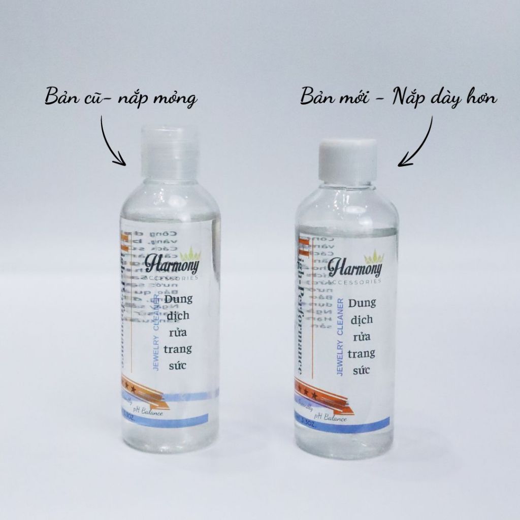 Set Nước Rửa Bạc Harmony 100Ml, Dung Dịch Làm Trắng Bạc Bảo Quản Trang Sức Cao Cấp Nrb