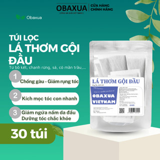  Gội đầu Thảo dược túi lọc Bồ kết chanh chanh rừng sả cỏ mần trầu OBAXUA 