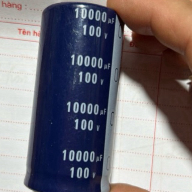 Tụ lọc nguồn 10000UF-100V   3.5  x7