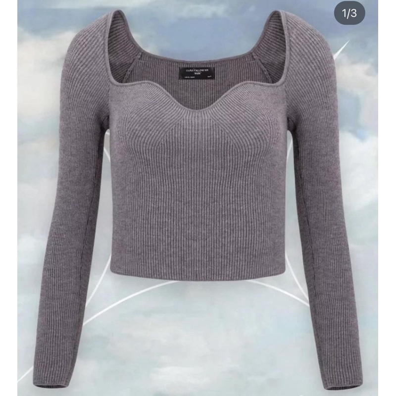 Tiffany Top TINGOAN màu xám