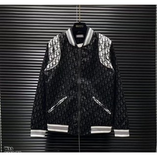 Áo Khoác Bomber Dior Full Họa Tiết Toàn Thân Với Cầu Vai Phối Phong Cách-Áo Khoác Bomber Nam Nữ Hàng 2 Lớp Mẫu Hottrend