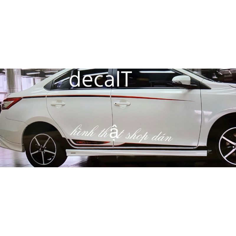 Tem Dán Sườn Xe Vios
